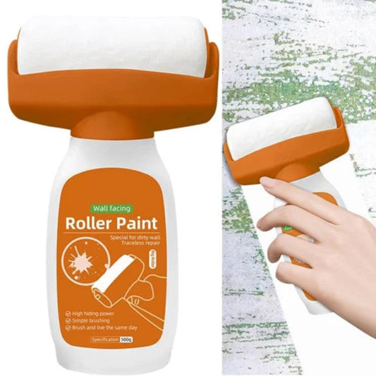 Wall Repair Paint Roller - Paint household supply cleaning tool | Water based latex DIY renovation with roller | Multifunctional paint roller for cracks | Wall repair solution